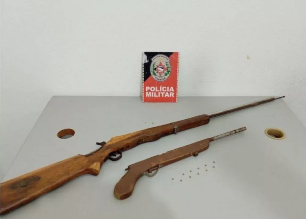 Polícia Militar apreende duas armas de fogo durante diligências na zona rural de Junco do Seridó