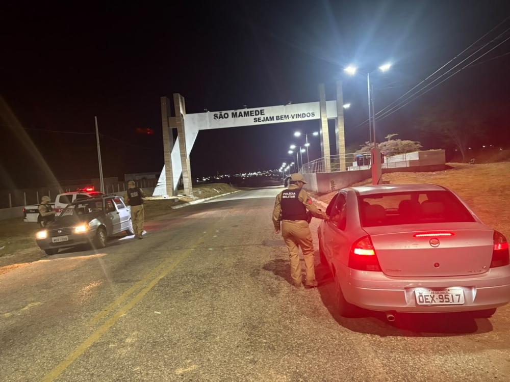 Em São Mamede, Polícia Militar reforça segurança durante a Operação Divisa Segura