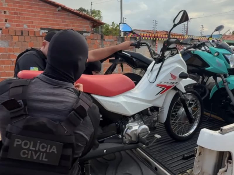 Mesmo com local reservado para aprática do grau, lei é cumprida a risca e mais de 40 motos são apreendidas em ação da Polícia Militar em Cubati