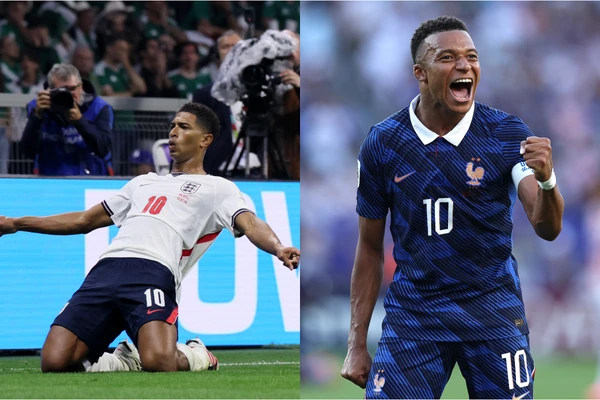 Jogo entre Inglaterra e França é o quinto com maior número de gols da história das Copas