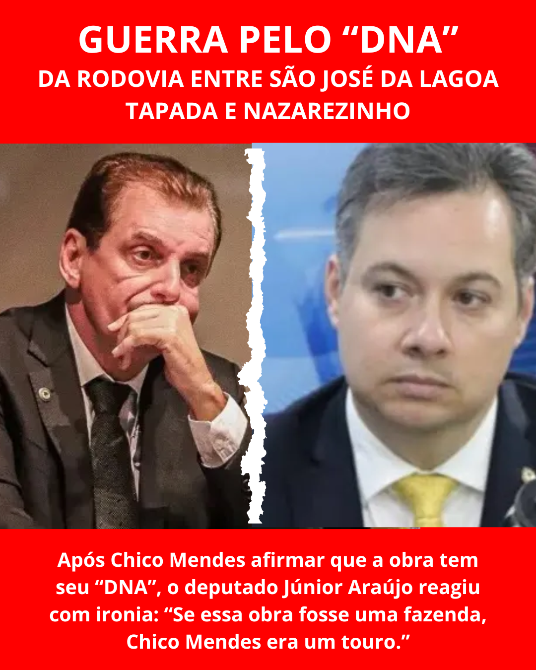 GUERRA PELO “DNA” DA ESTRADA!